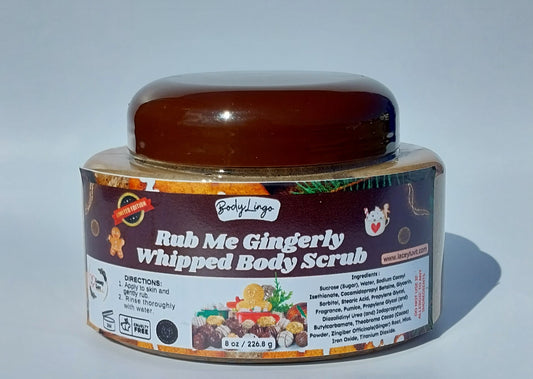 Rub Me Gingerly Whipped Body Scrub (Delicious)